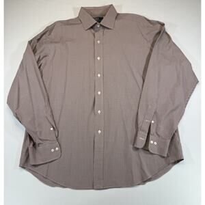 Polo Ralph Lauren Regent Classic Fit Dress Shirt Check Mens 17.5 XL